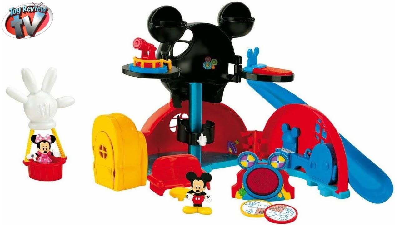 MICKEY MOUSE CLUBHOUSE Playset Disney Junior Toys Unboxing Video by Toy Review TV