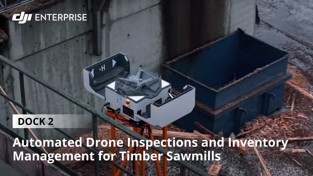 DJI Dock 2: Automated Drone Inspections and Inventory Management for Timber Sawmills, by Swedron
