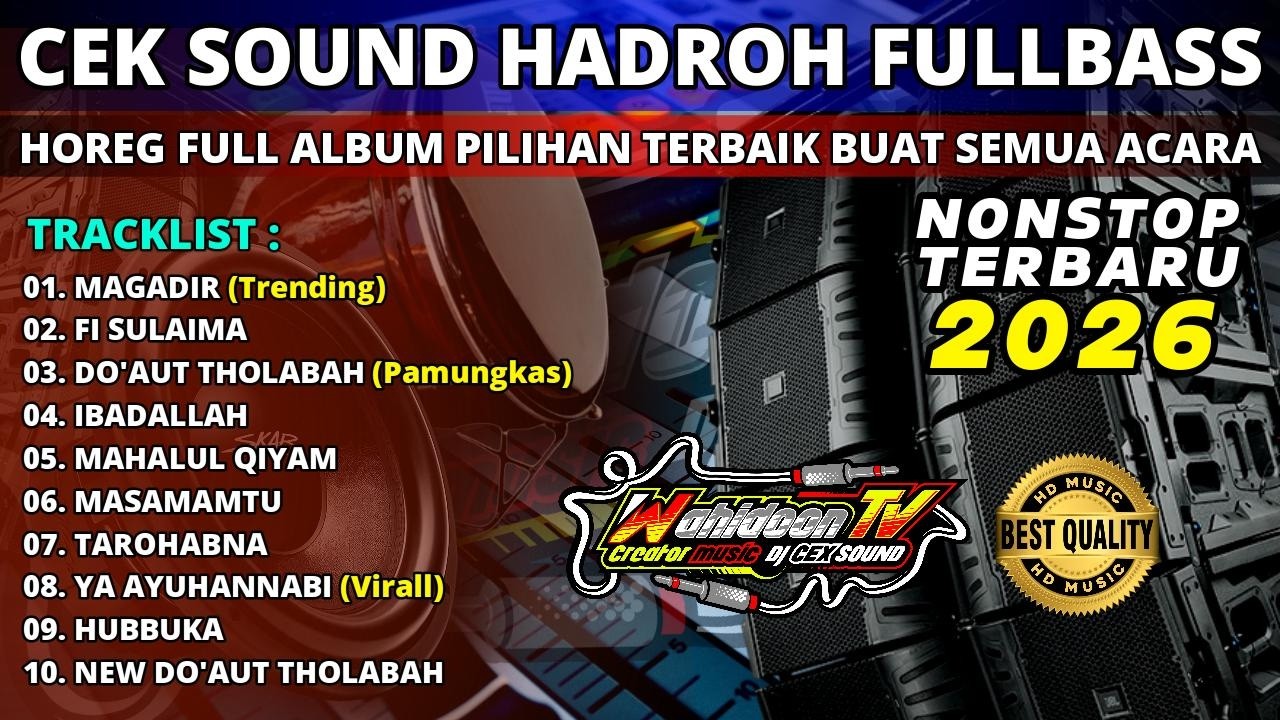 [HD QUALITY] CEK SOUND HADROH FULLBASS HOREG PILIHAN TERBAIK - COCOK BUAT SEMUA ACARA