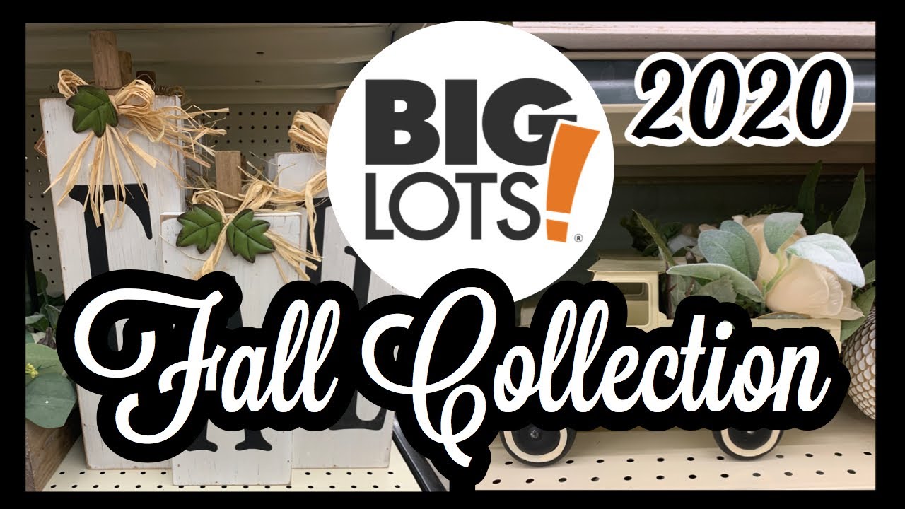 BIG LOTS FALL DECOR 2020 ~ SHOP WITH ME ~ FALL COLLECTION
