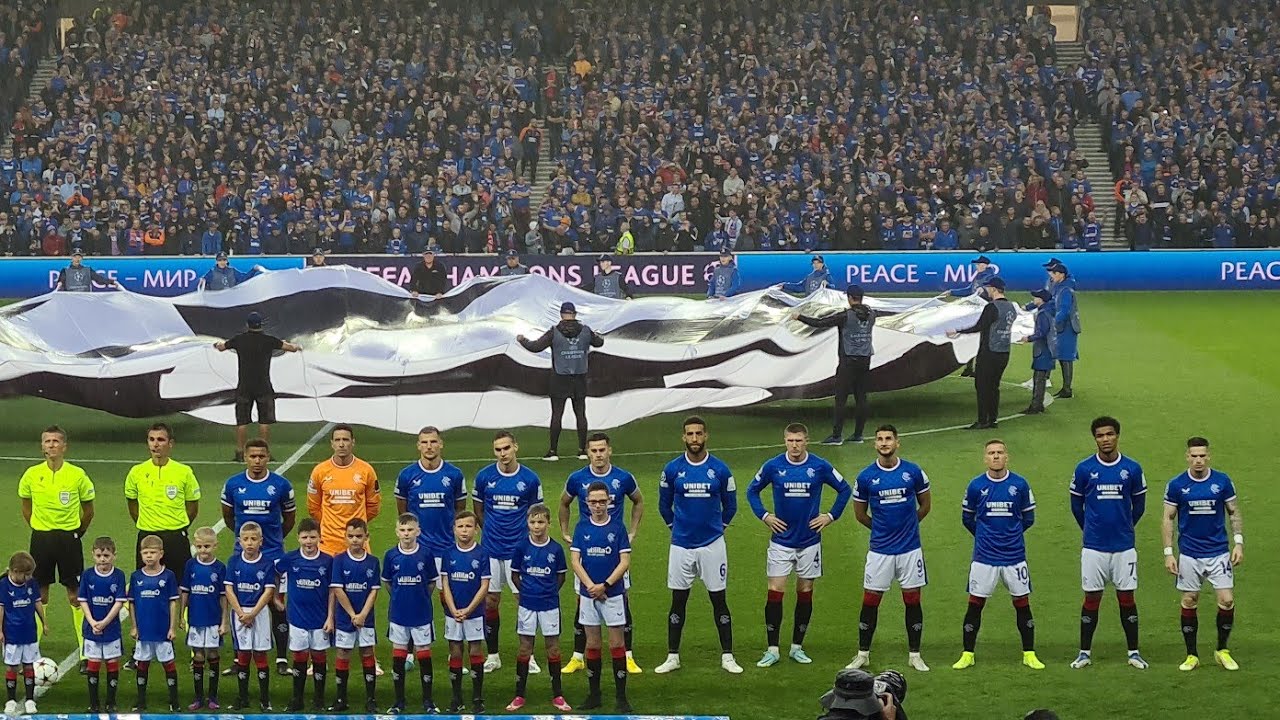 CHAMPIONS LEAGUE ANTHEM IS BACK - RANGERS 2-2 PSV 2022