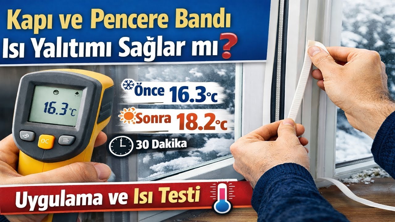Eviniz Isınmıyorsa Eğer Bu Yöntemi Deneyin ! | İzalasyon Bandı Uygulaması