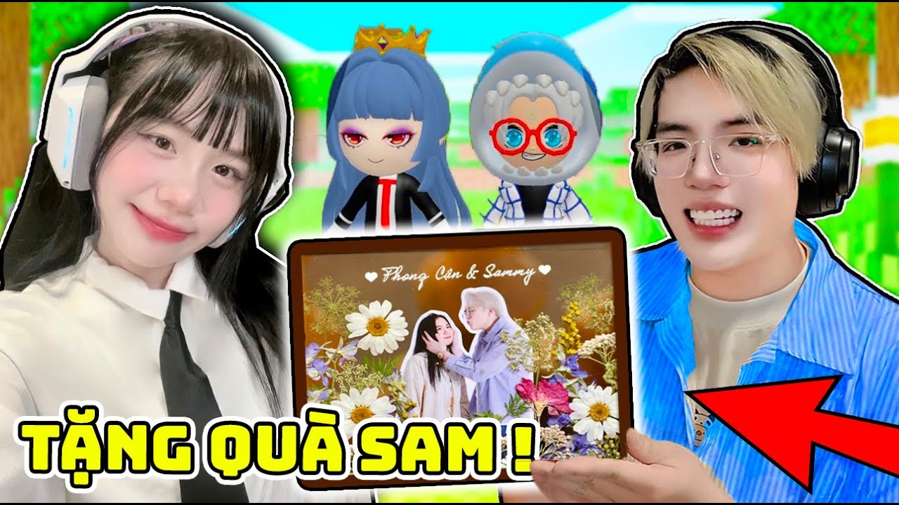 PHONG CẬN BÍ MẬT TẶNG QUÀ CHO SAMMY BẰNG BỨC TRANH LÀM TỪ HOA SIÊU DỄ THƯƠNG