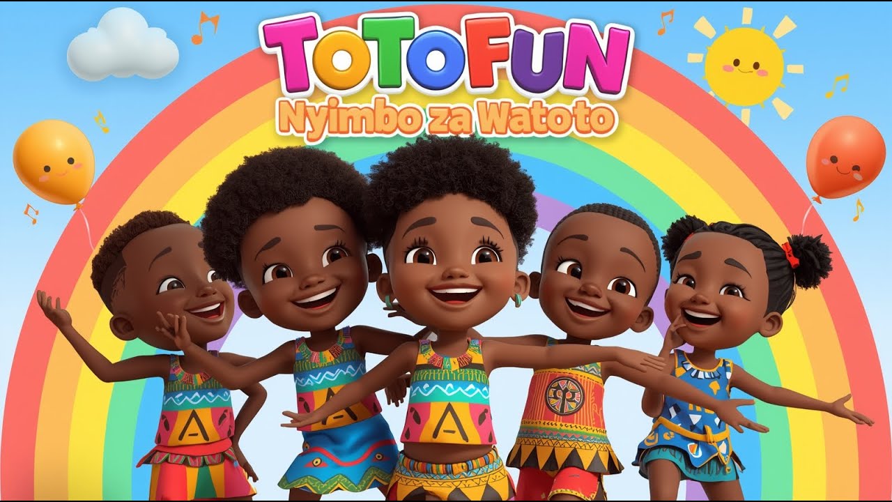 TOTOFUN &ndash; Nyimbo za Watoto  | Furaha, Michezo na Vicheko kwa Watoto (Full Album 3D Cartoon)