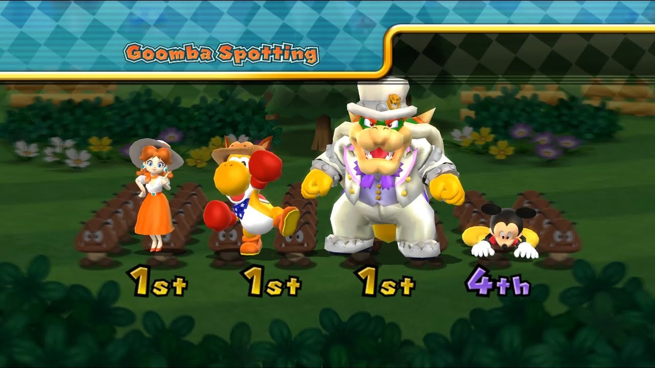 Mario Party 9 Minigames :  Peach vs Yoshi vs Guy Shy vs Kamek
