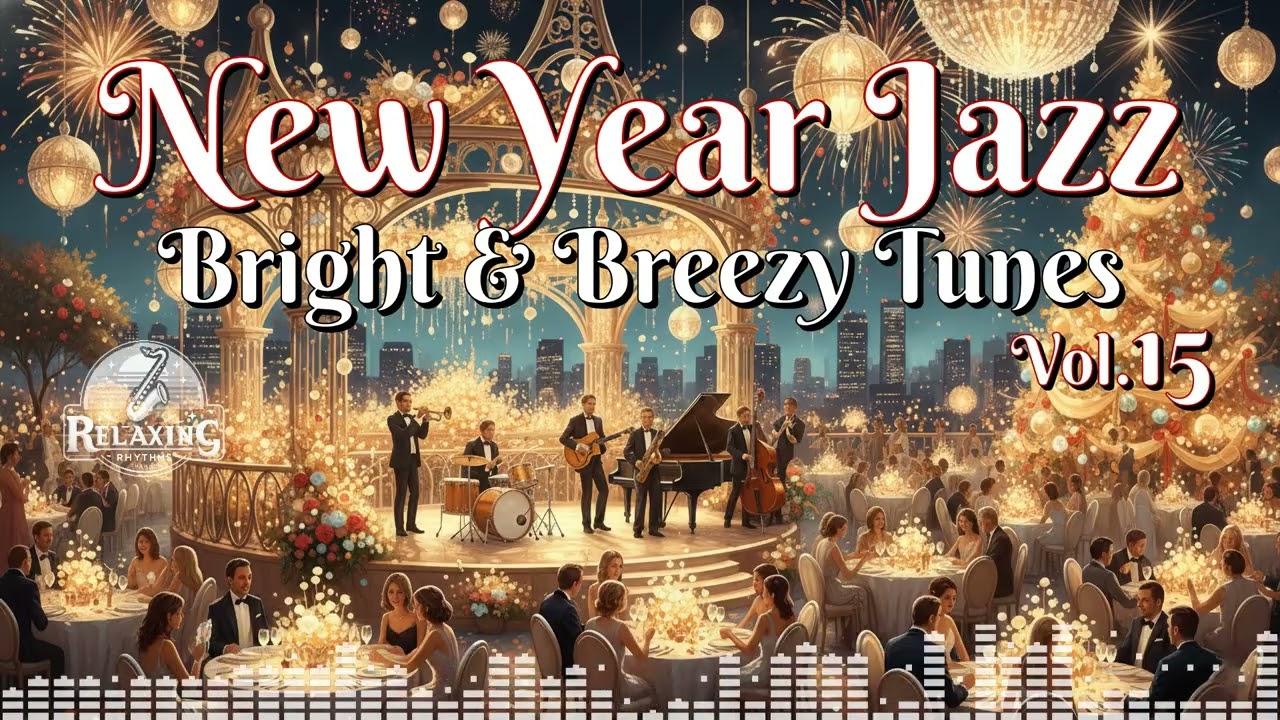 New Year Jazz: Bright & Breezy Tunes Vol.15 🎉 Holiday Celebration Uplifting Relax Jazz