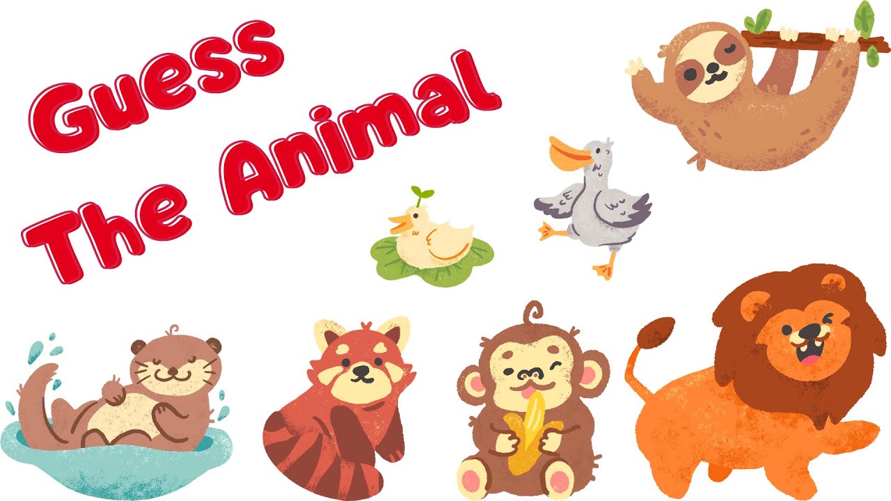 GUESS THE ANIMAL WITH THEIR PICTURE |EDUCATIONAL VIDEO FOR PRESCHOOLERS AND KINDER GARDEN KIDS| QUIZ