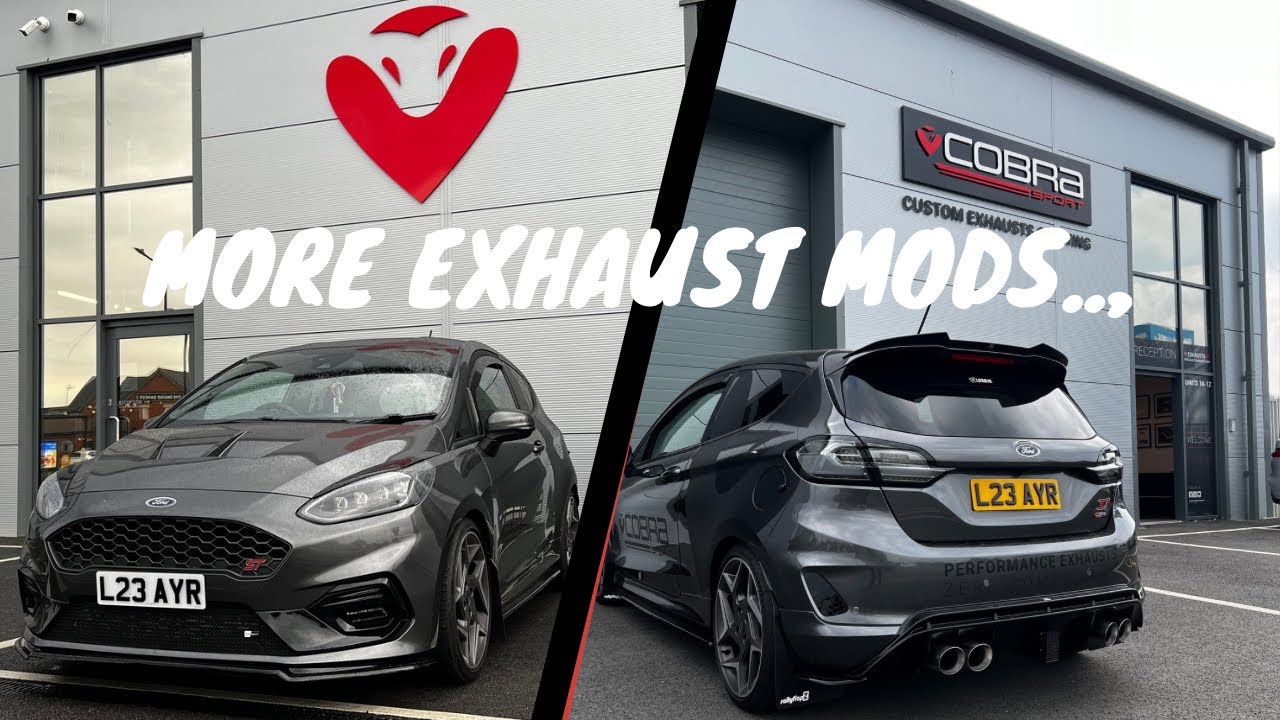 The MK8 Fiesta ST gets a Cobra Sport - Sports Cat Downpipe!