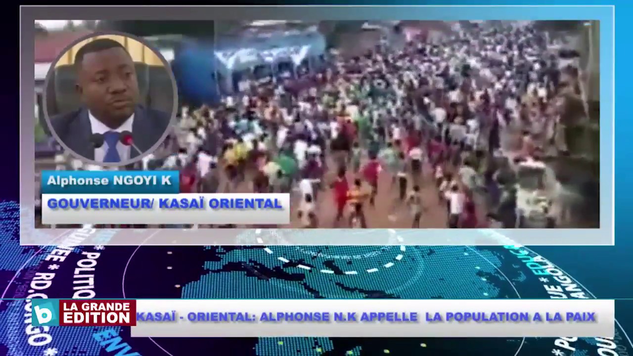 Félix Tshisekedi à Mbuji Mayi, Alphonse Ngoy Kasanji appel la population à la paix