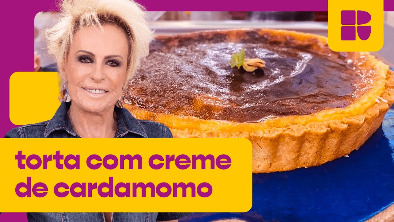 Torta com creme de cardamomo MUITO saborosa! ✨ | Mais Você