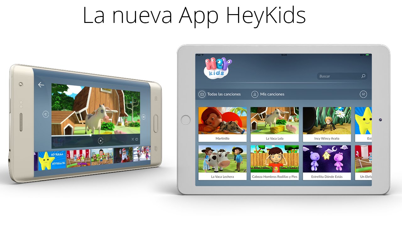 Descarga nuestra Aplicaci&oacute;n Canciones Infantiles - HeyKids.es
