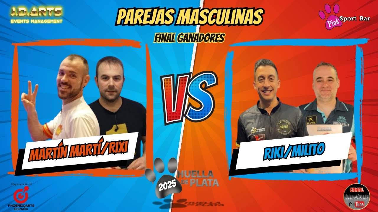 Huella de Plata 2025 - Martín Martí/Rixi Vs. Riki/Milito - Parejas Masculinas - Final Ganadores
