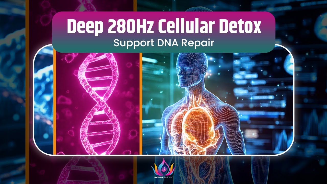 5 MINUTE 280Hz Cellular Detox | Support DNA Repair, Mitochondrial Health & Full-Body Renewal