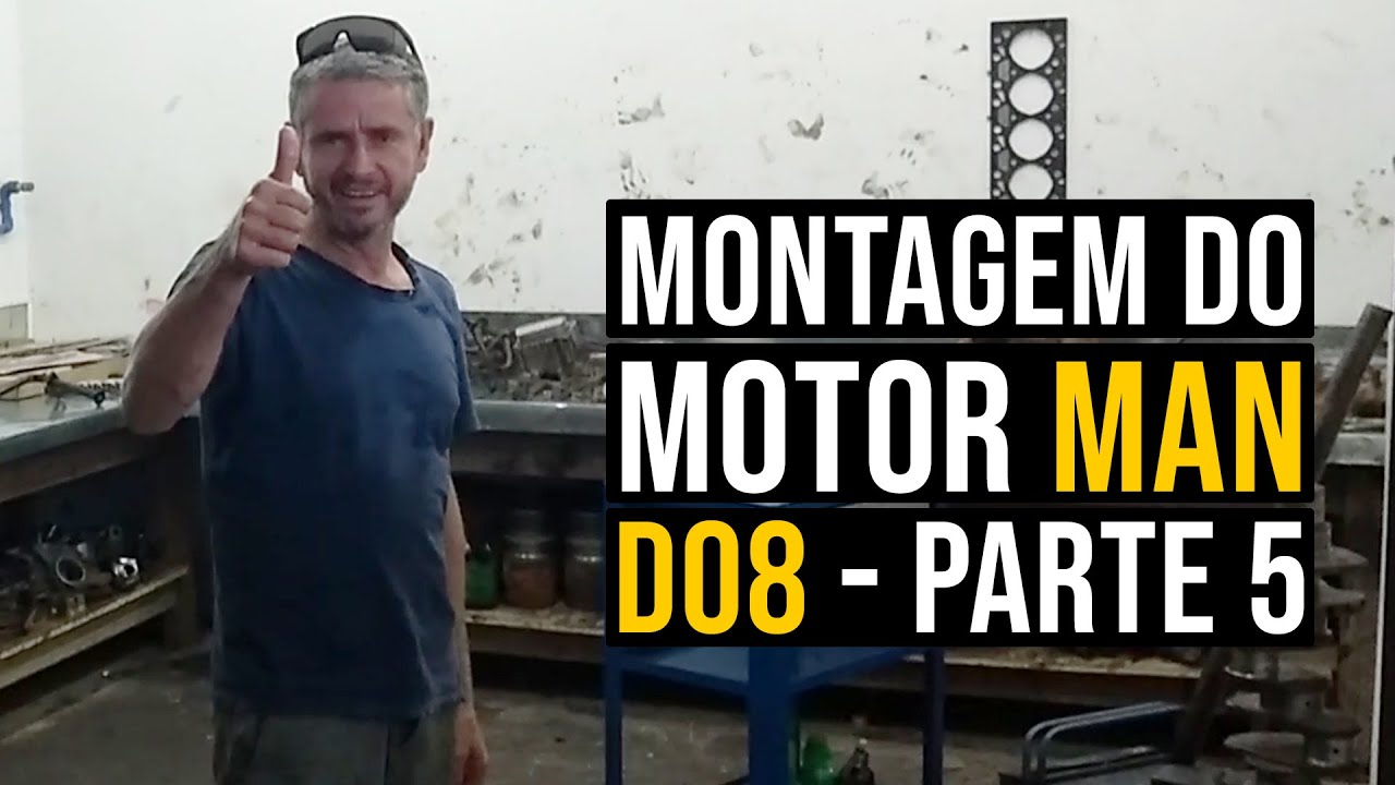 Montagem do motor Man D08 | Parte 5