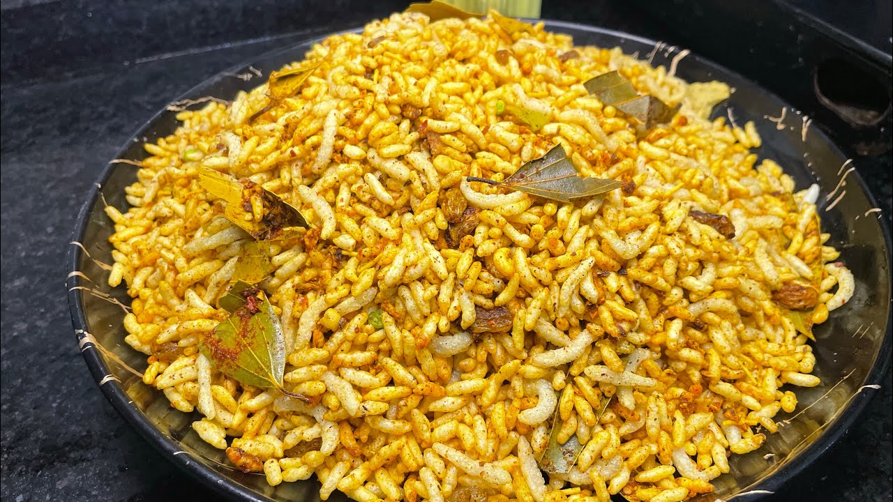 Ginger garlic ￼mur mura special snacks￼￼ recipe