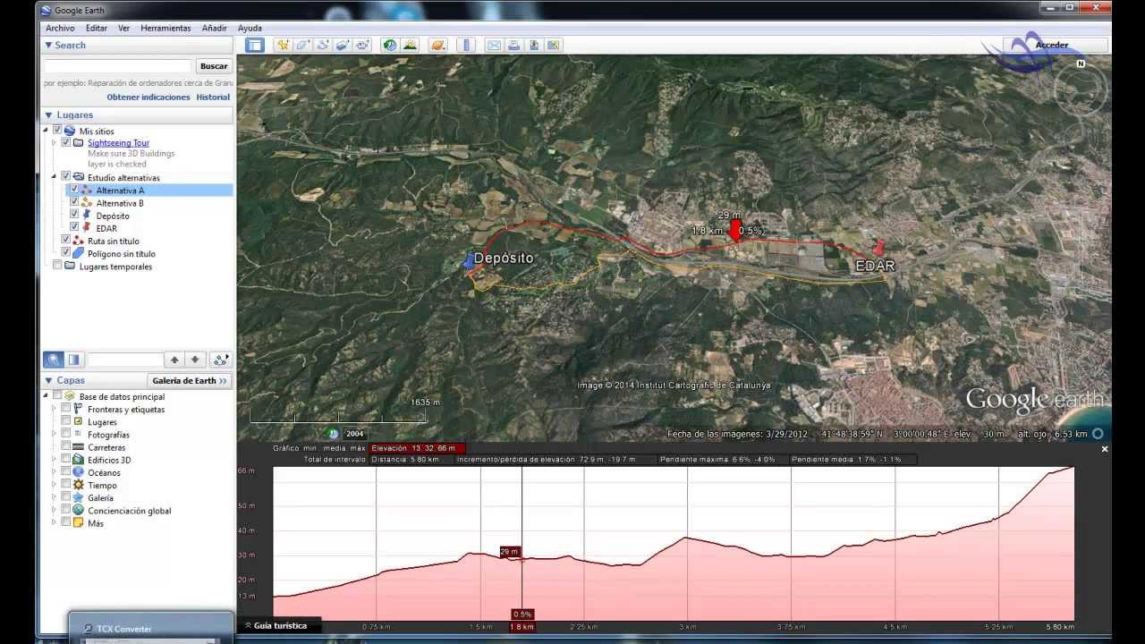 Cómo exportar el perfil de terreno de Google Earth a AutoCAD como polilínea 3D