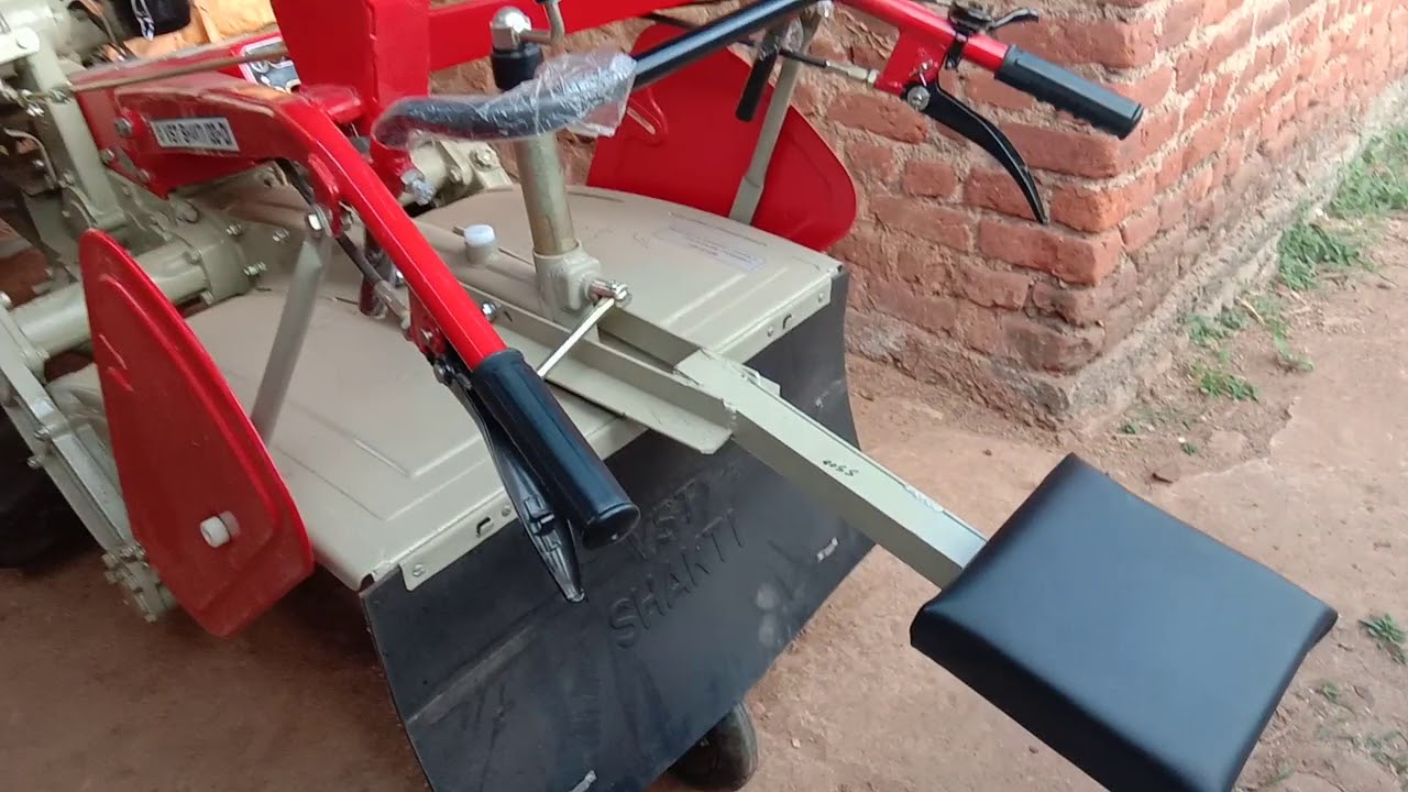 VST power tiller with seating