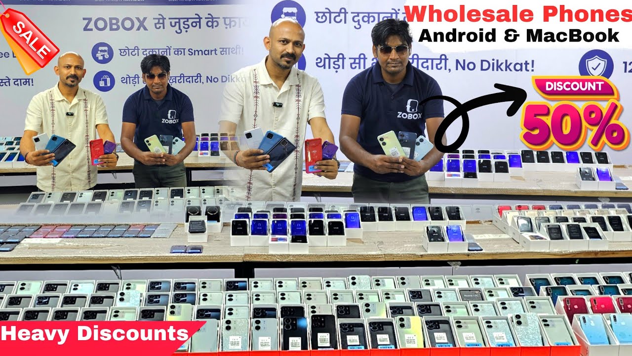 Zobox Prexo Mobile Noida Biggest Company | New Condition All Android Mobiles MacBook P2P QC Ok Stock