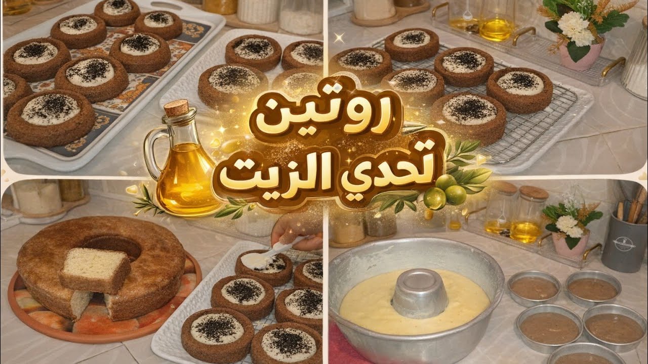 جوج لتر زيت للشهر 😱ومبرعة بناتي بالوصفات!🍩