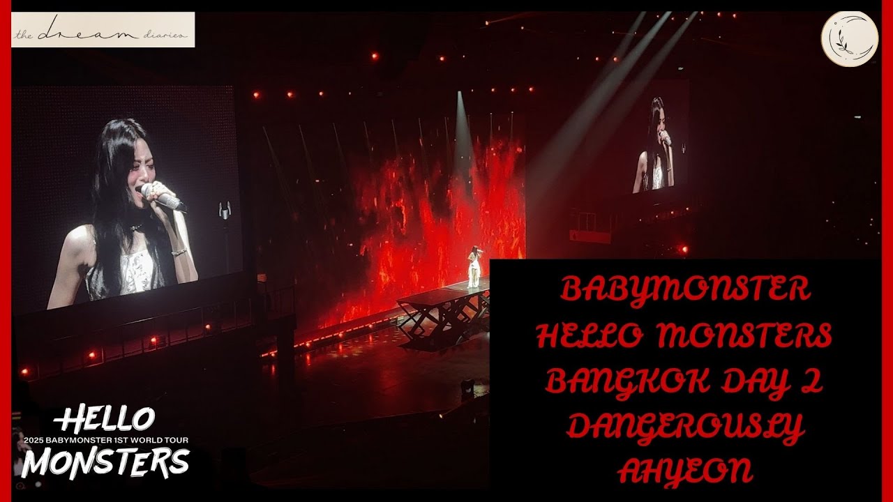 BABYMONSTER - Dangerously by AHYEON (Hello Monsters World Tour in Bangkok day 2)