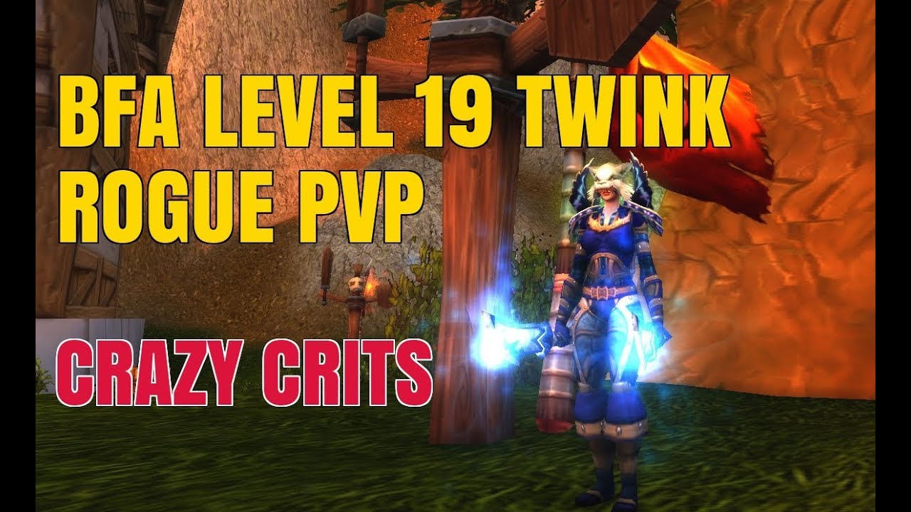BFA Level 19 Twink Rogue PvP (Commentary)