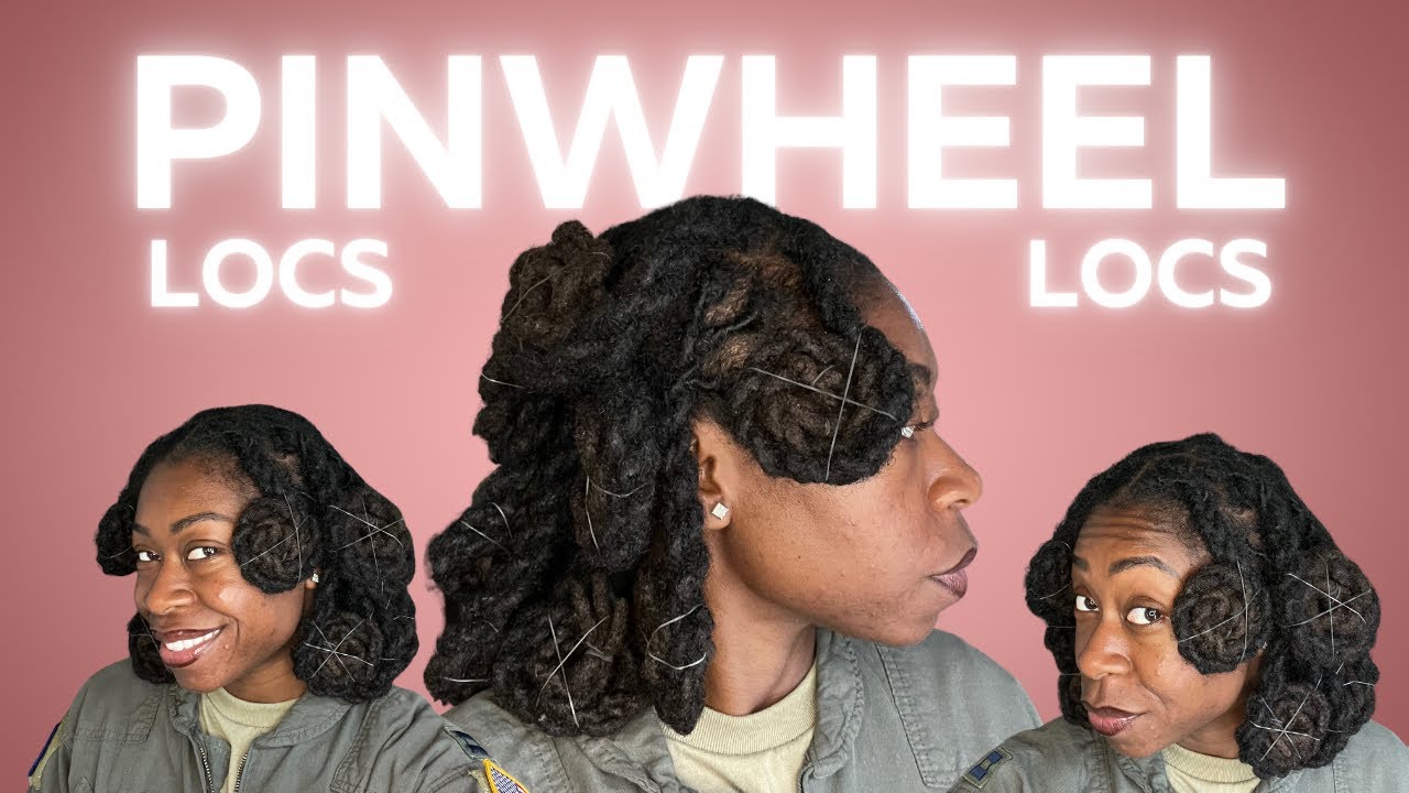 Pinwheel Loc Style // Military Friendly
