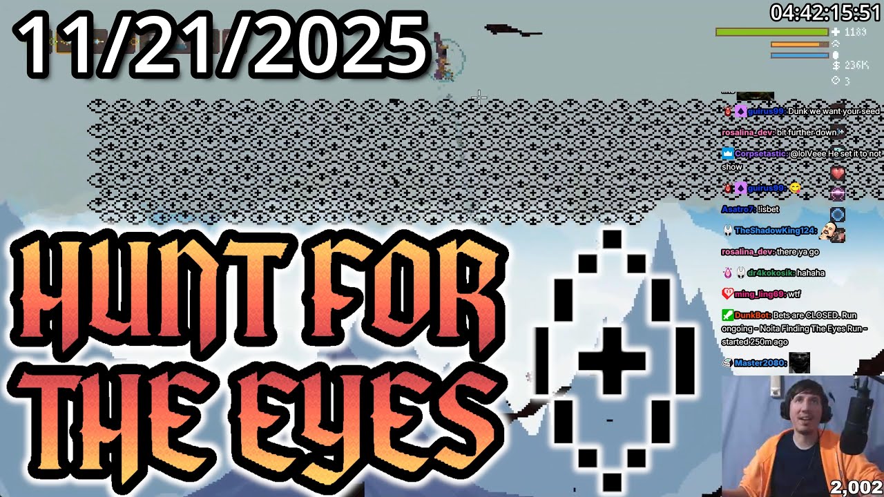 SEARCHING for Noita's GREATEST UNSOLVED SECRET - DunkOrSlam stream highlights [11/21/2025]