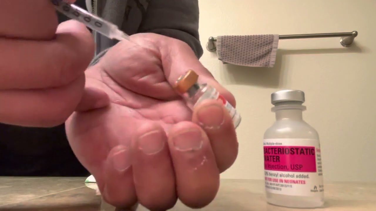 How to mix & inject peptides step by step