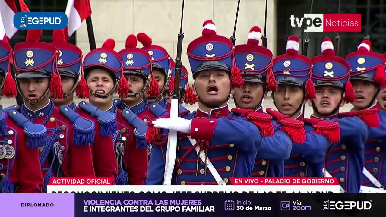 José María Balcázar es reconocido como Jefe Supremo de las Fuerzas Armadas y la Policía