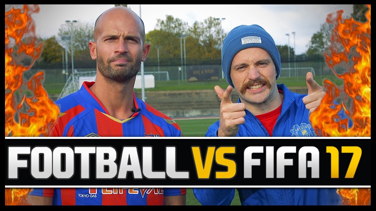 FOOTBALL VS FIFA WITH DANIEL CUTTING!