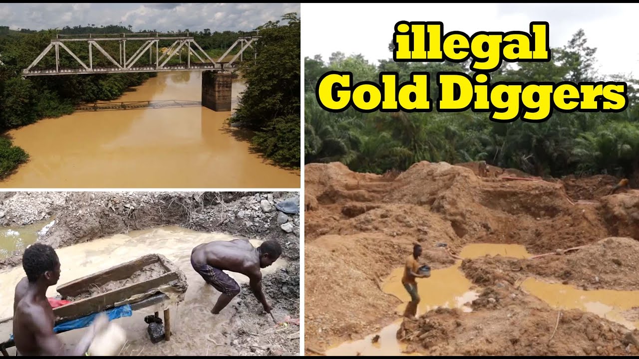 Ghana&rsquo;s illegal Gold Diggers Activities That Destroy Land and Water Bodies