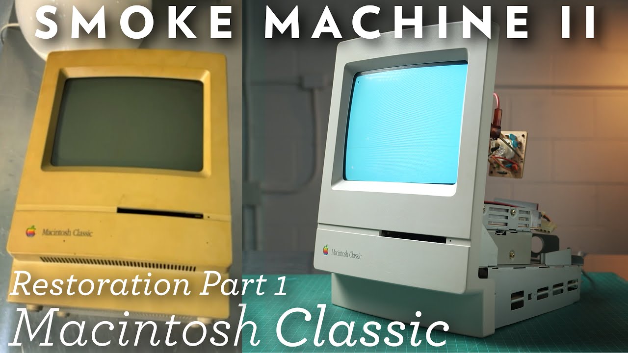 Salvaging a Tar-Stained Classic - Macintosh Classic Part 1 - iiiDIY