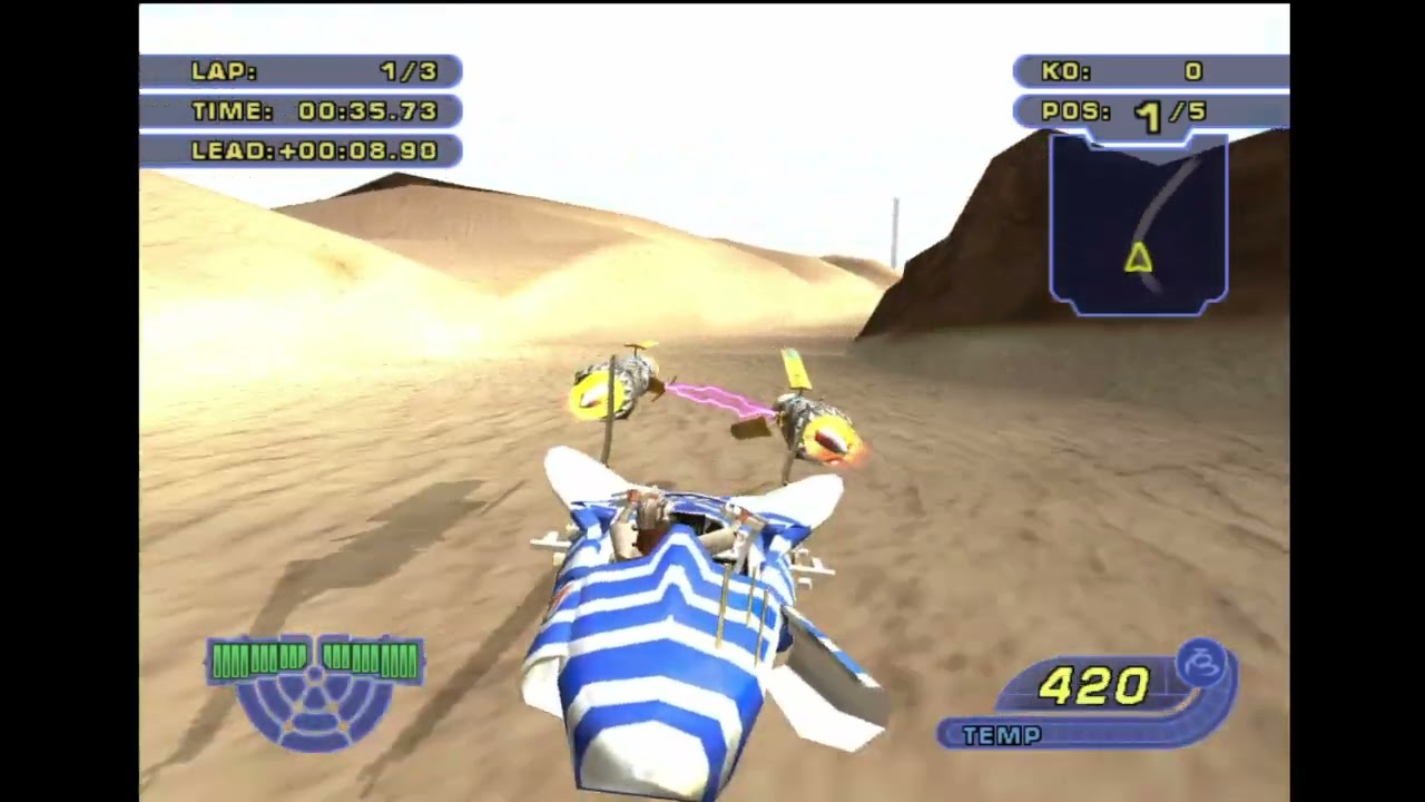 Star Wars Racer Revenge Anakin Skywalker Ep.1 In Single Race Mos Espa Open