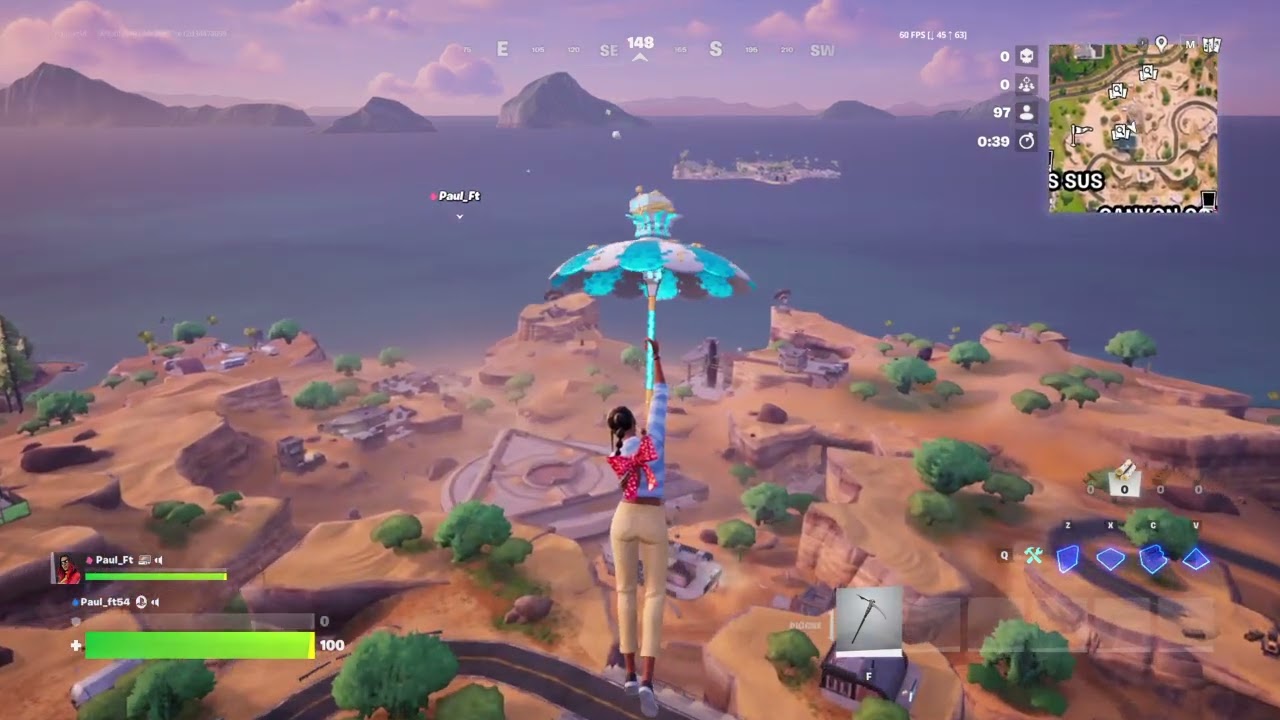 Défi Fortnite avec mon pote