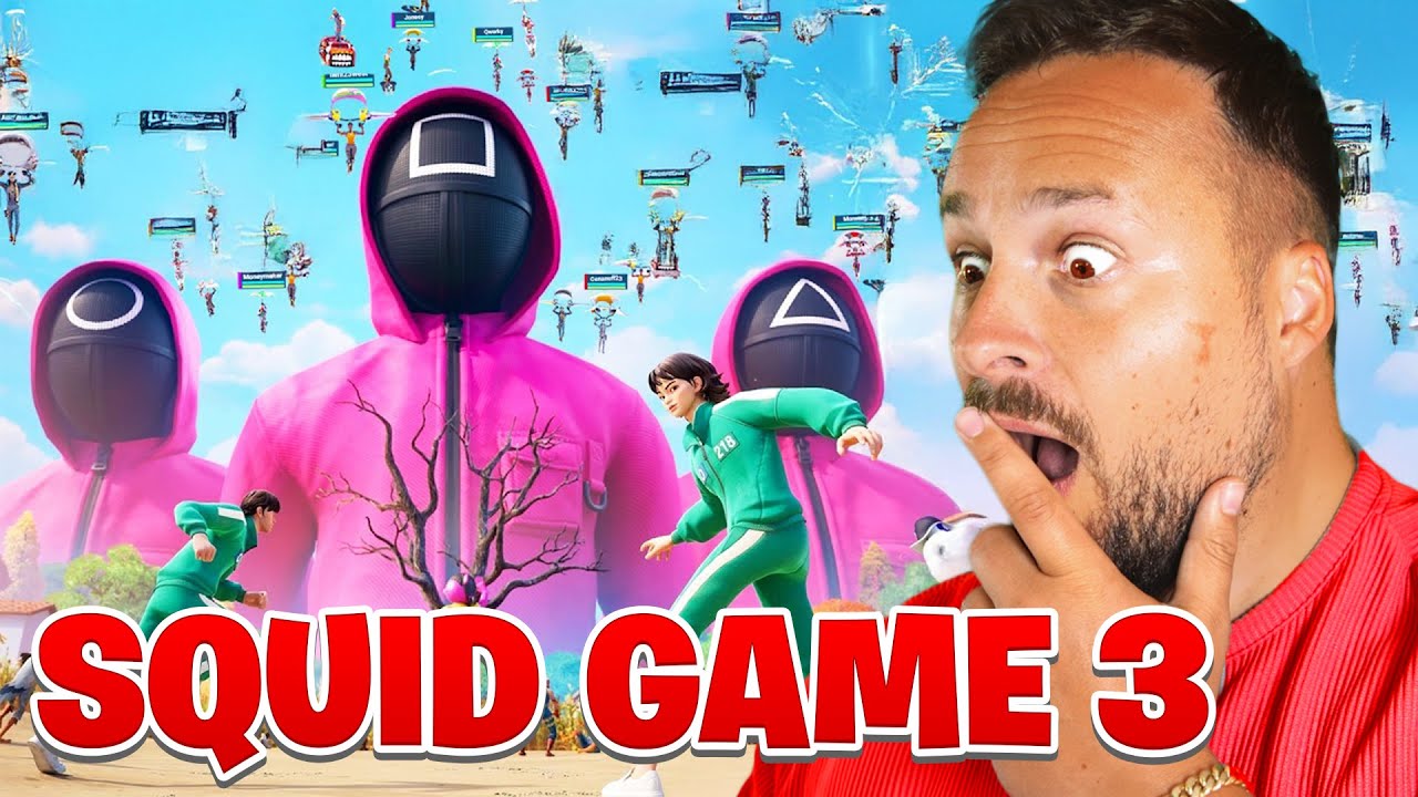 SQUID GAME 3 MINIGAMES in Fortnite (viel zu schwer)