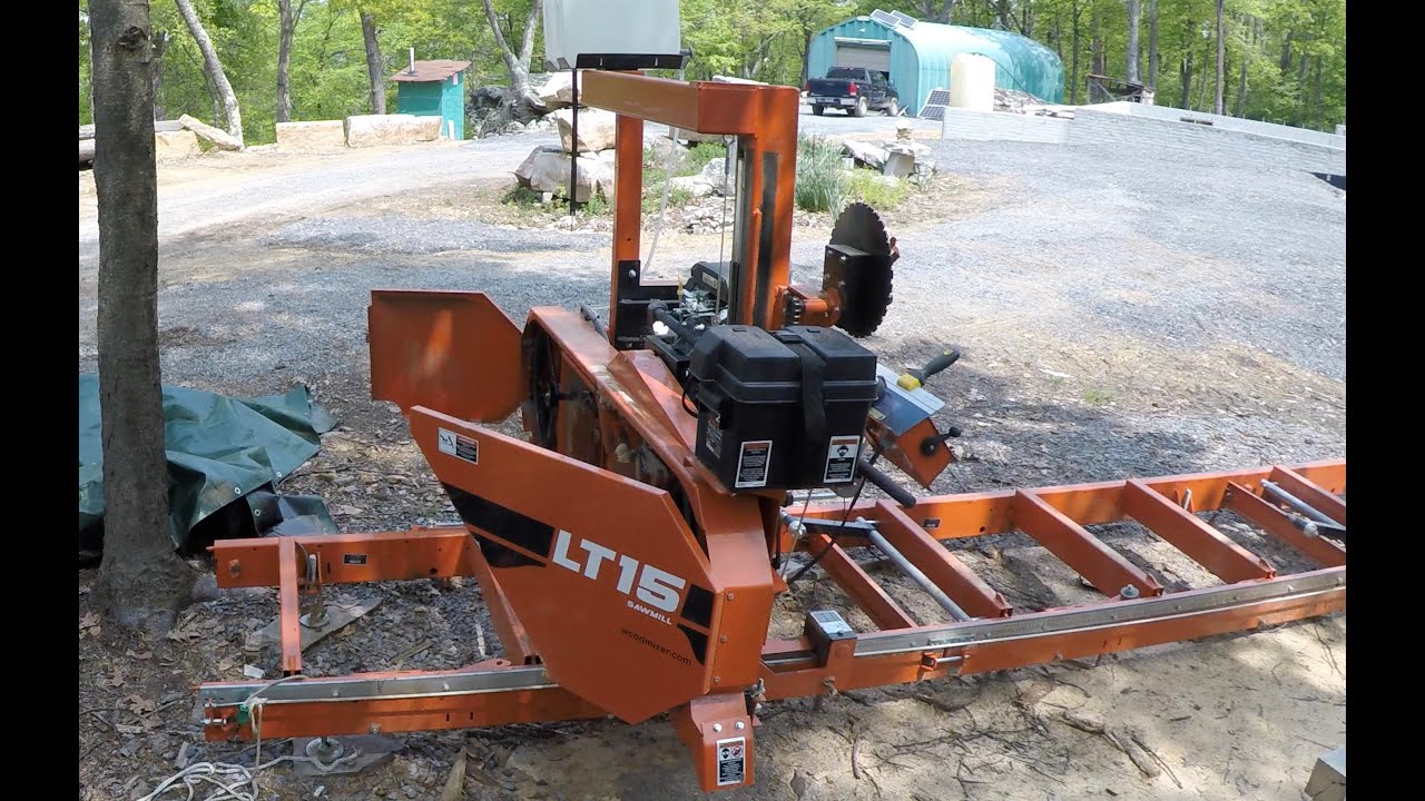 Wood Mizer LT 15 oil change and opening the Mill for the year