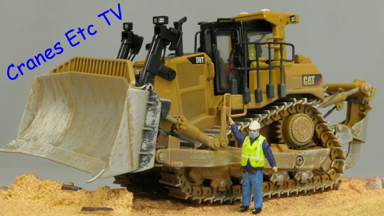 Diecast Masters Caterpillar D9T 'Weathered' by Cranes Etc TV