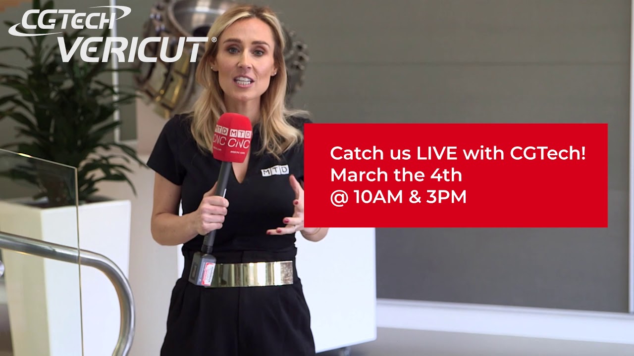 CGTech VERICUT Force Live event from Seco UK 4th March