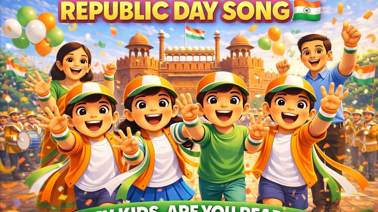 Republic Day Song for Kids  | Hey Kids, Are You Ready ? | 26 January Special