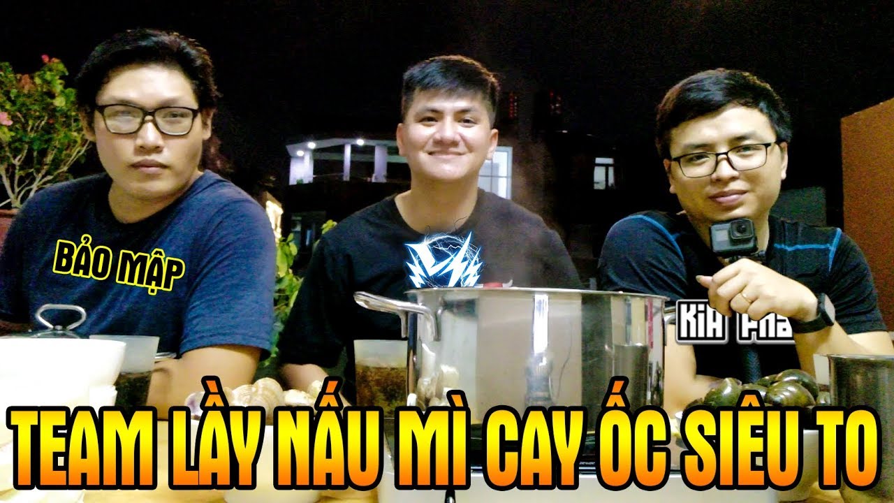 Vlog Vamy | Team Lầy GIao Lưu Ăn Gì Tối Nay | Nấu Nồi Mì Cay Ốc Siêu To Khổng Lồ | Kia Phạm Bảo Mập