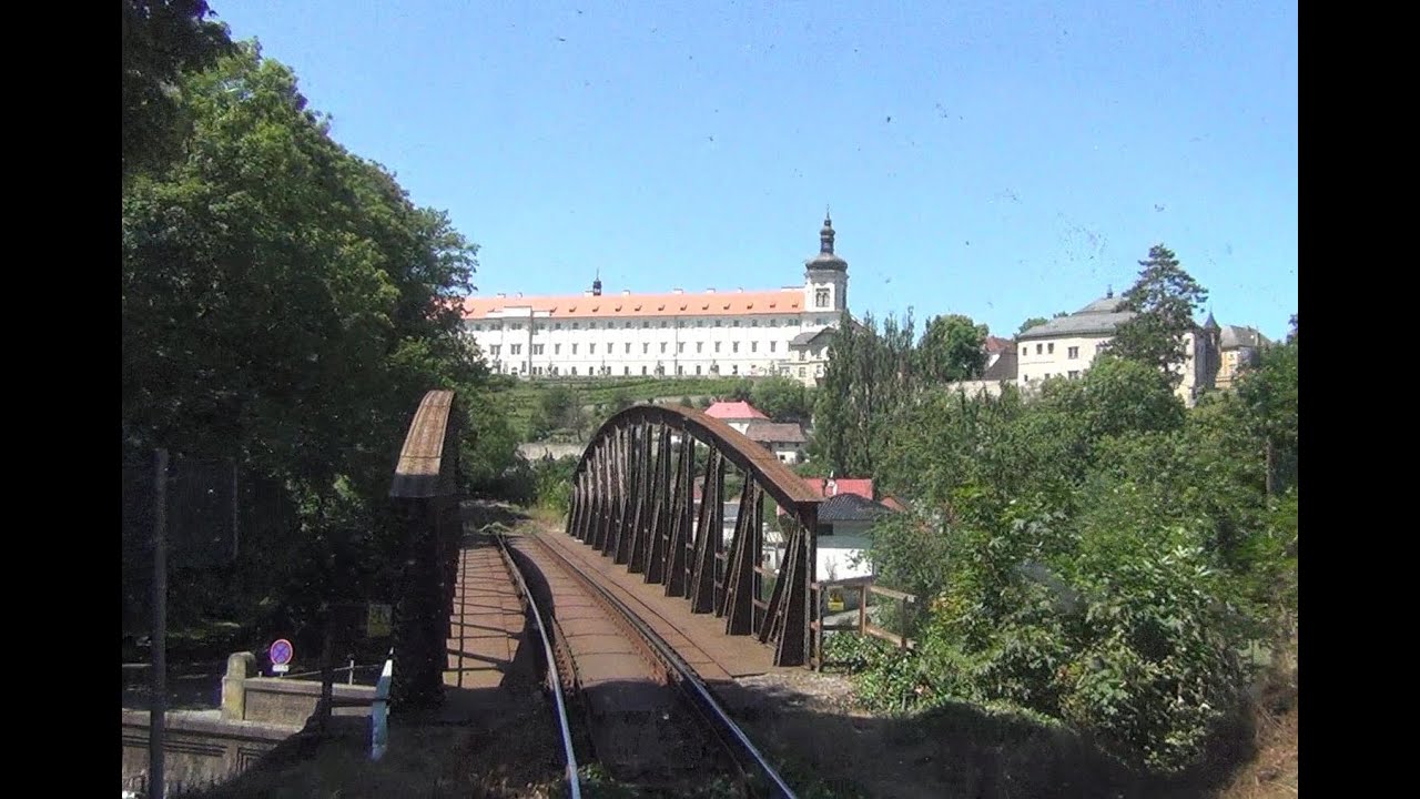 Trať 235 Kutná Hora - Zruč nad Sázavou ze stanoviště strojvedoucího Timelapse