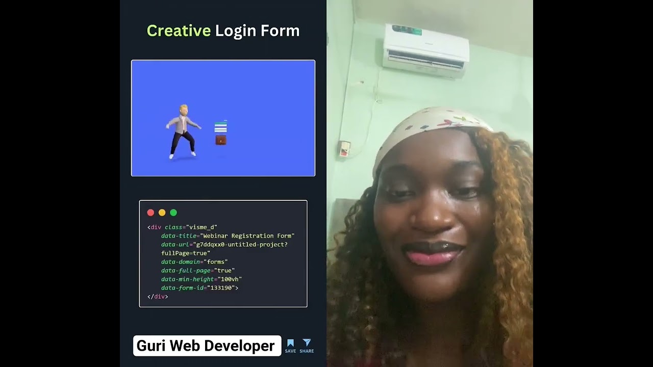 Login page design #coding #javascript #css