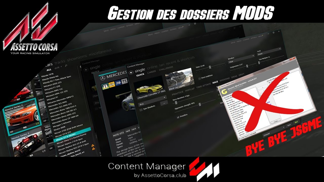 Assetto Corsa | Tuto#4 I Gestion des Dossiers Mod via Content Manager