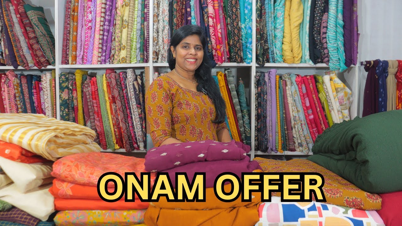 DELTA CRUSH,3 PIECE SET MUSLIN, COTTON ,REYON ,BINDHUBUBBLE , RENGOLI CRUSH,ONAM COLLECTION