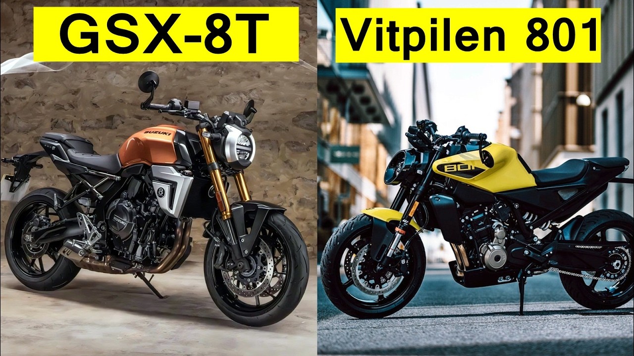 Сравнение | Suzuki GSX-8T против Husqvarna Vitpilen 801 |™