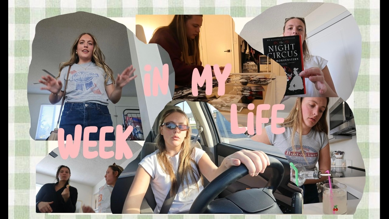 week in my life 🎉📚👩‍🍳 (going out, book haul, room tour, cooking)