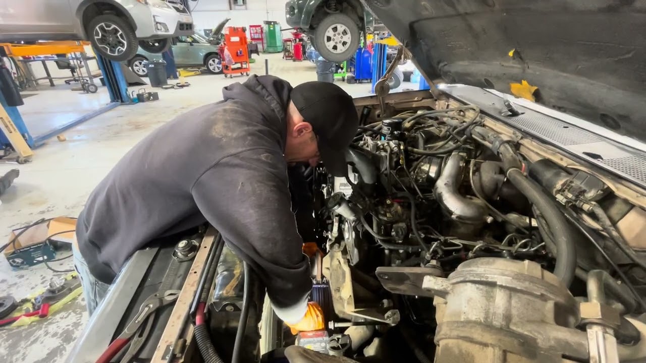 1992 f250 7.3L IDI TURBO, FAN CLUTCH AND WATER PUMP (P3)