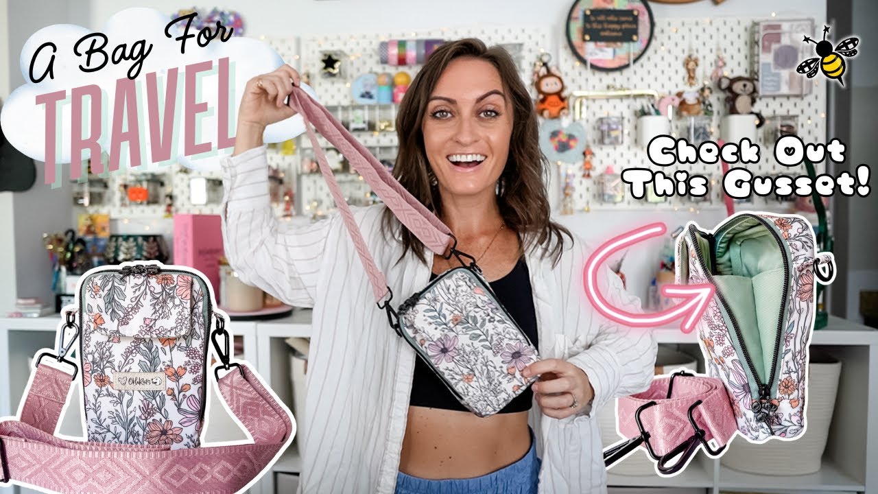 The Irene Crossbody Bag from Love You Sew - An Adorable Travel Bag With Card Slots!