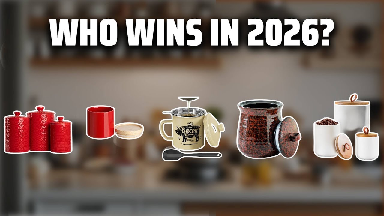 The Top 5 Best Red Canister in 2026 - Must Watch Before Buying!
