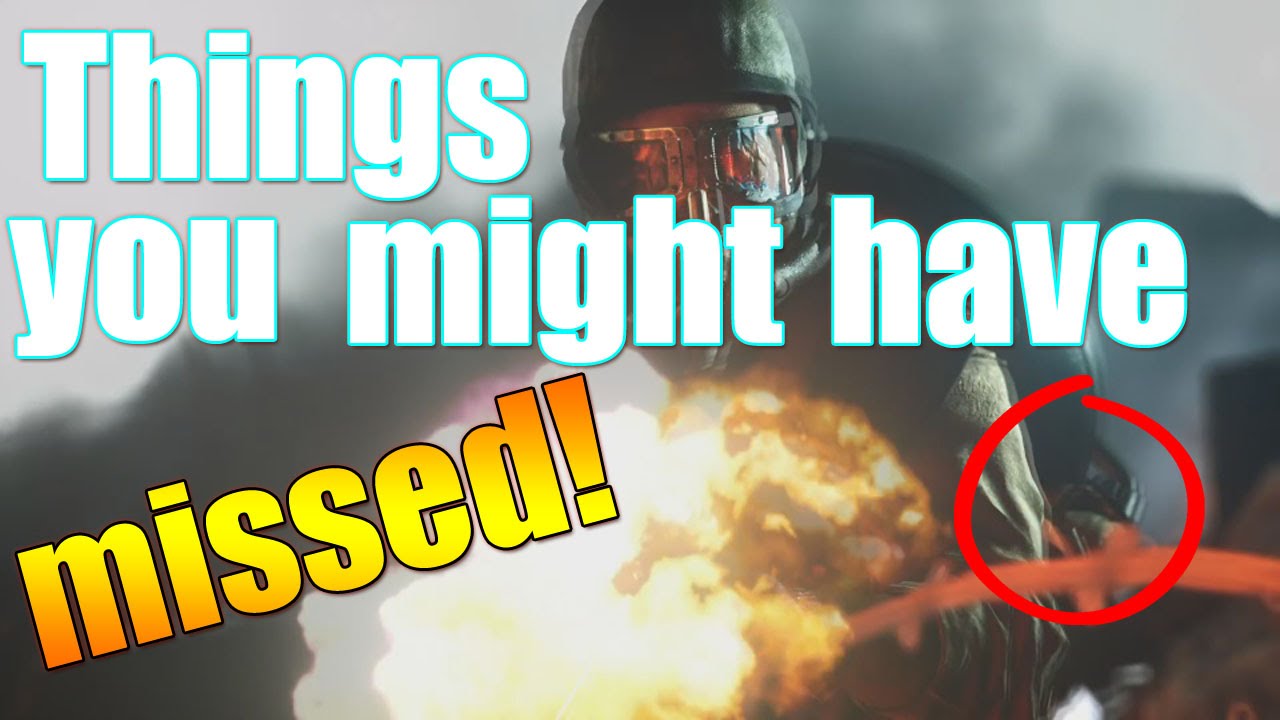 BF1 Trailer - Things you might have missed!